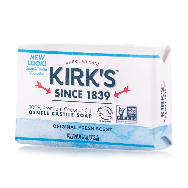 Kirk's Natural Original Castile Soap, 4 Ounce (Packaging may Vary) - Image 1